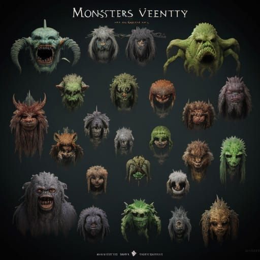 Diverse Species of Fantasy Creatures