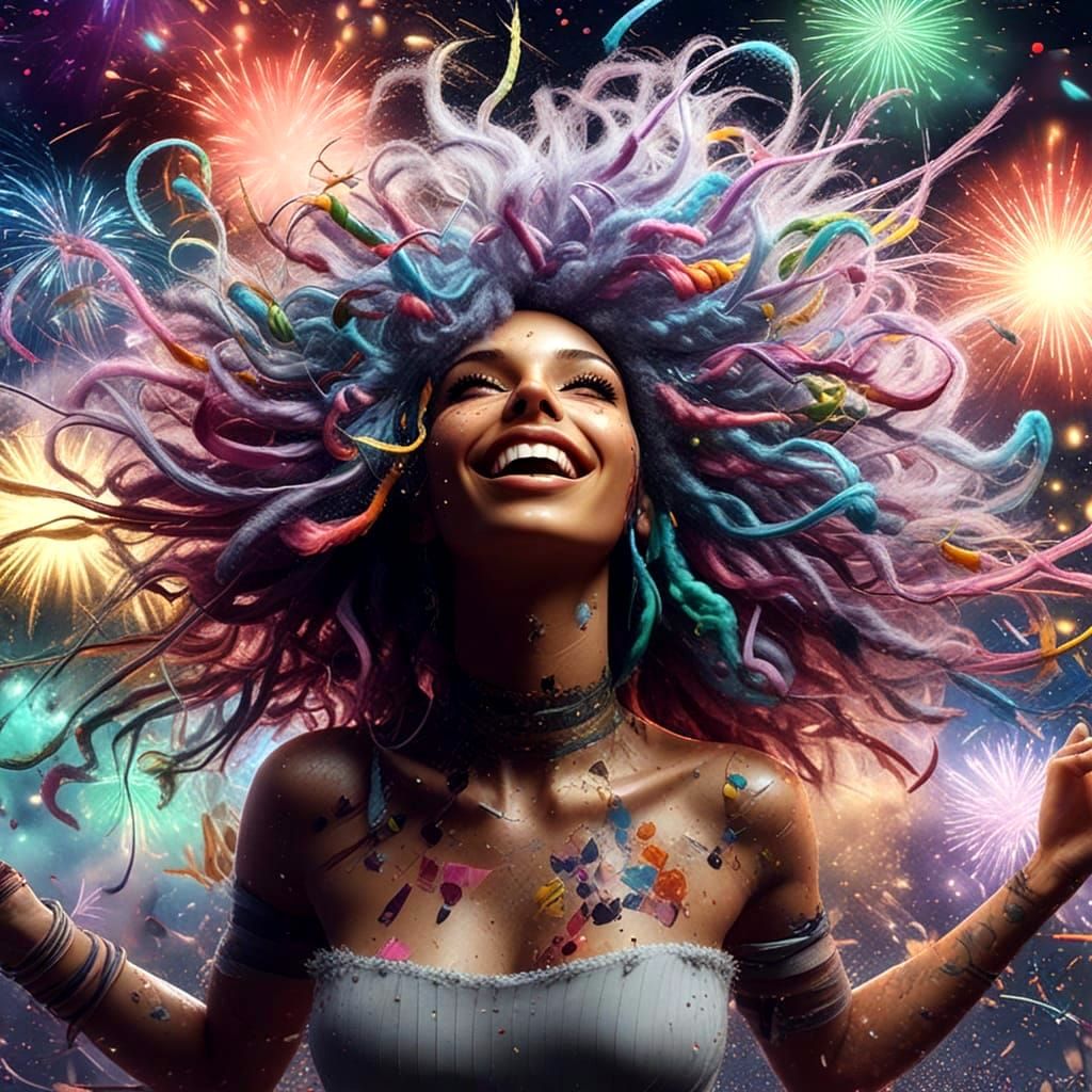 Hypermaximalist Carnival Goddess Unleashes Radiant Beauty