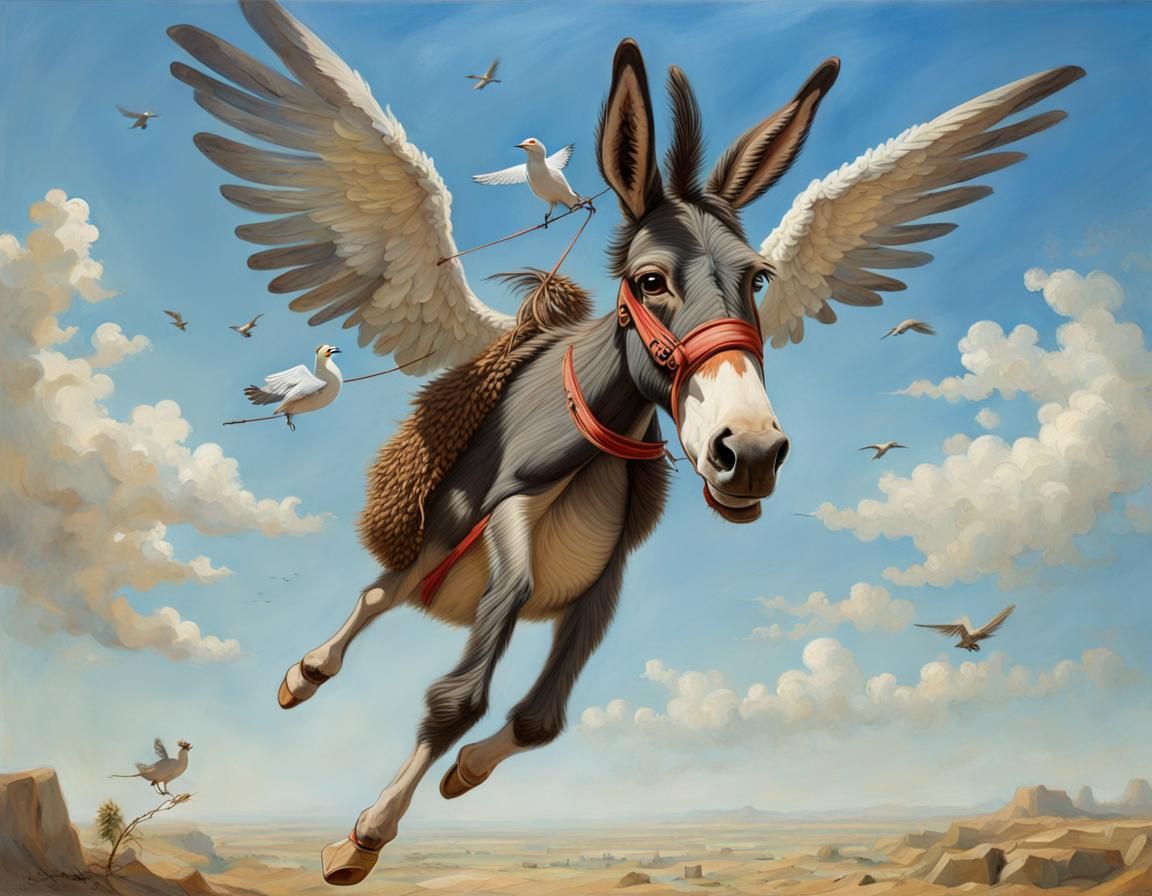 Flying donkeys?
