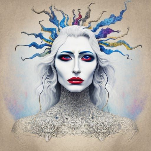 Vibrant Dreamscapes in Abstract Style