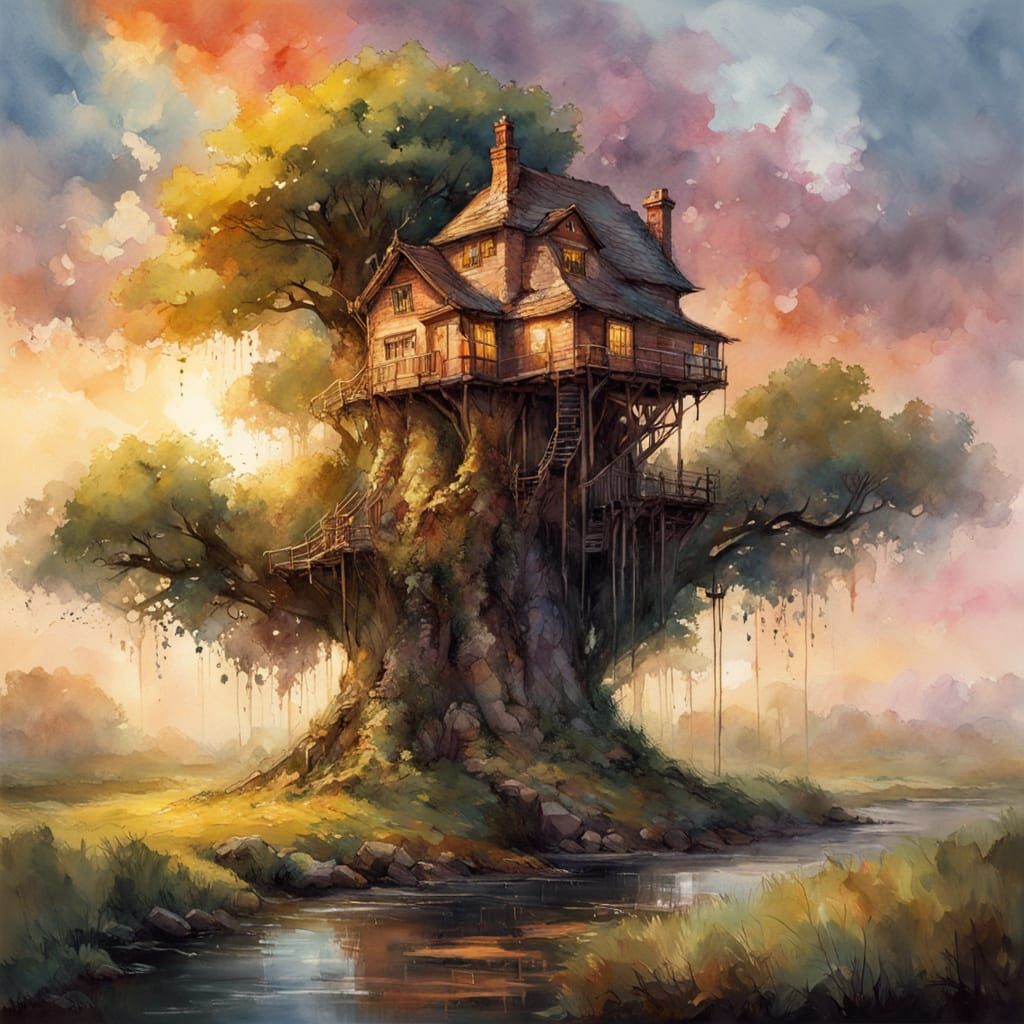 giant treehouse