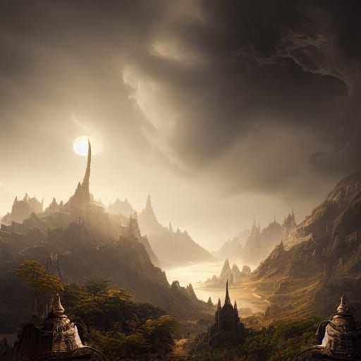 Reach for the Stars: Dramatic Digital Painting