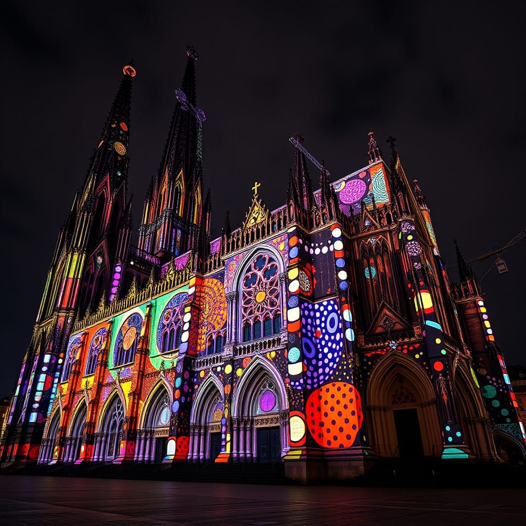 Yayoi Kusama Projection Mapping IV