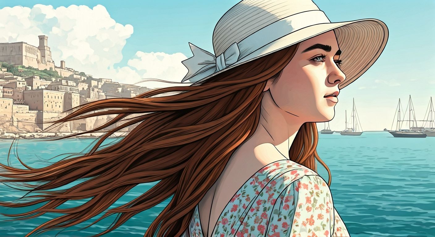 Maisie Williams as Ashildr in Alexandria Harbour