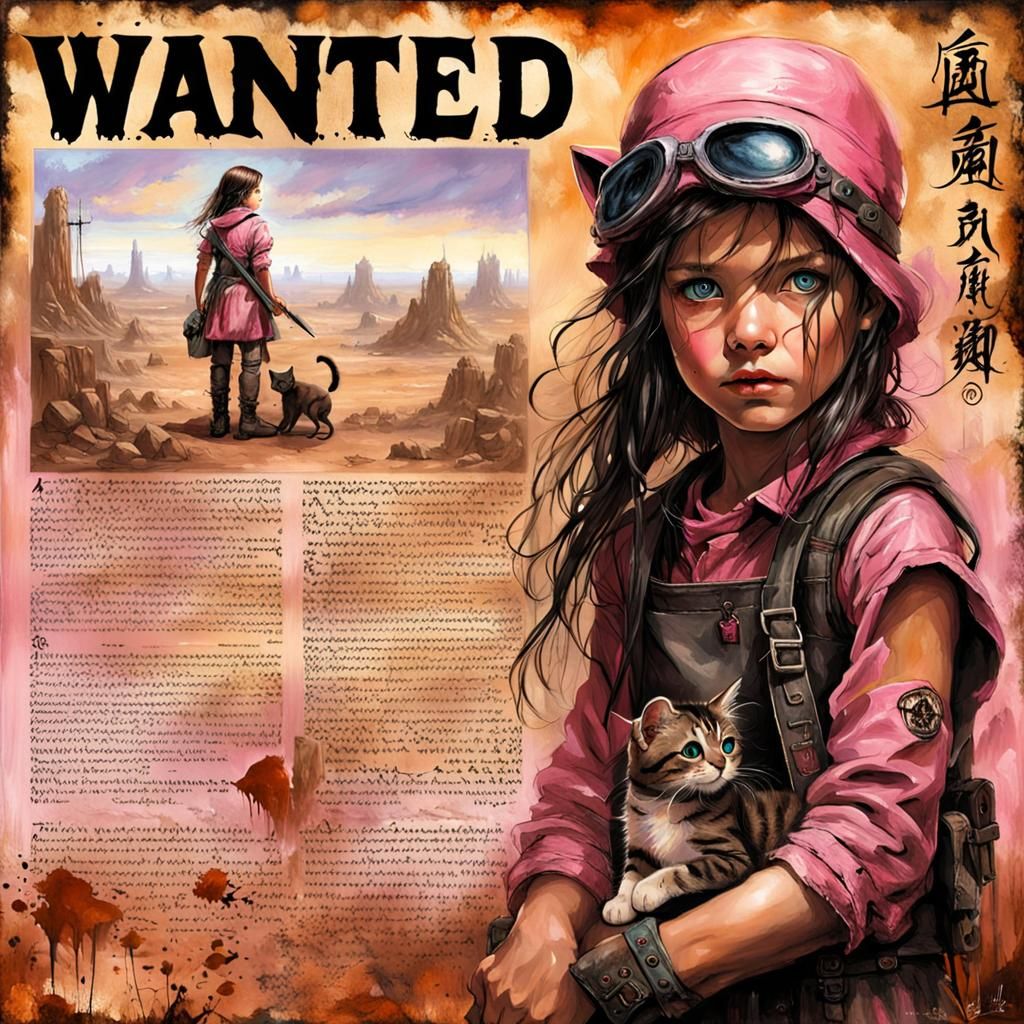 Wasteland Characters ( Littel girl with cat WANTED)