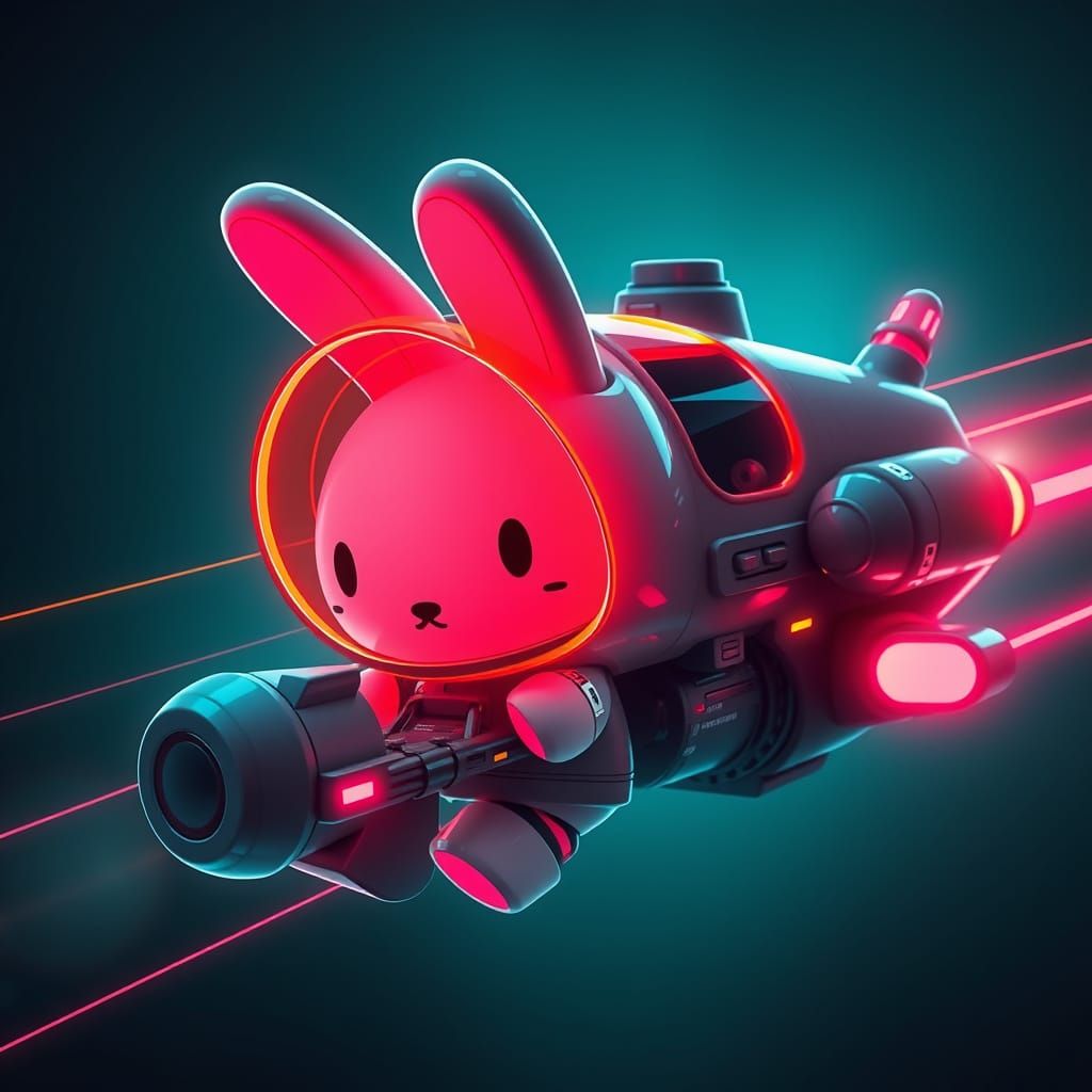 Miffy Bunny Spaceship
