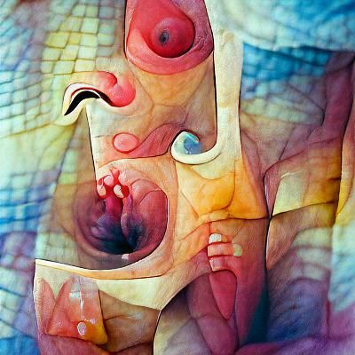 AI Generated Image of a Monster Being Born