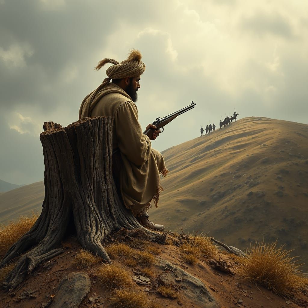 Afghan Warrior Vigil on Windswept Hill