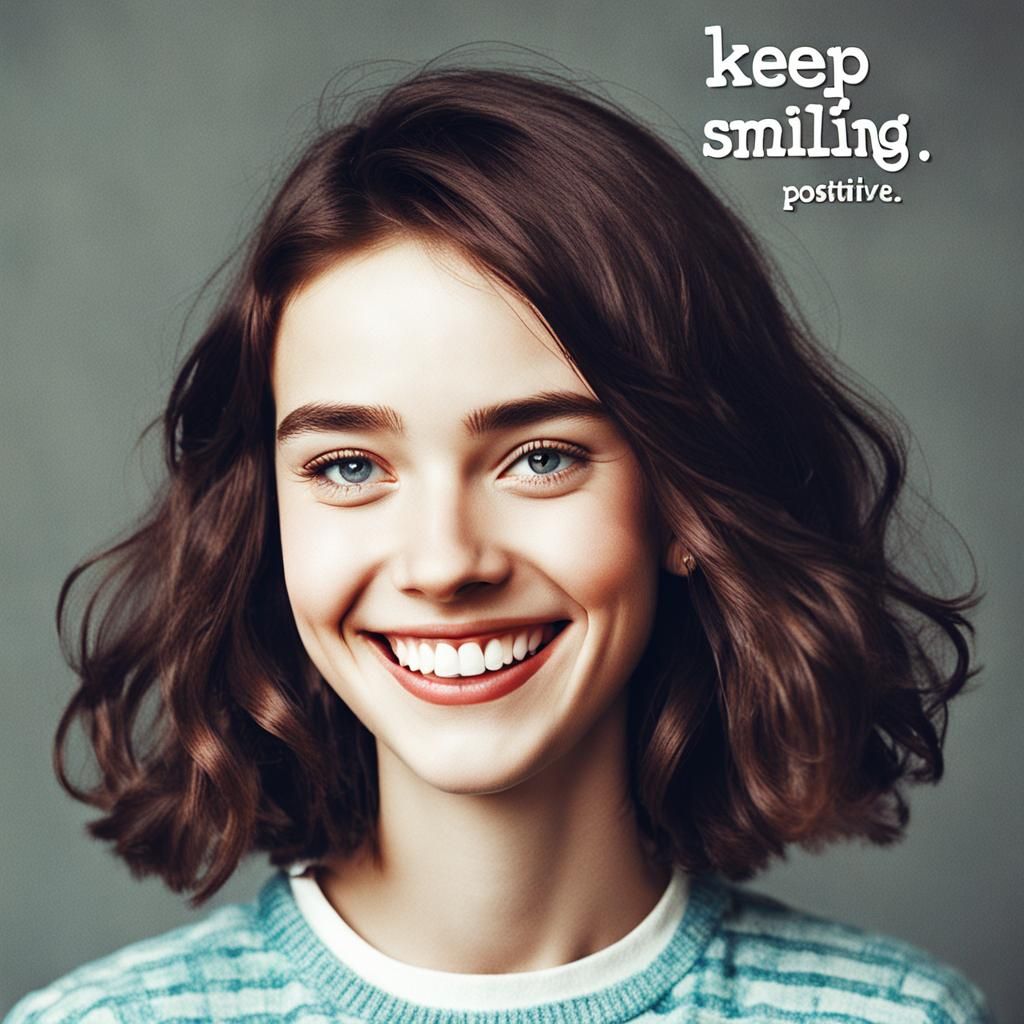 Simple Reminder: Keep Smiling, Stay Positive