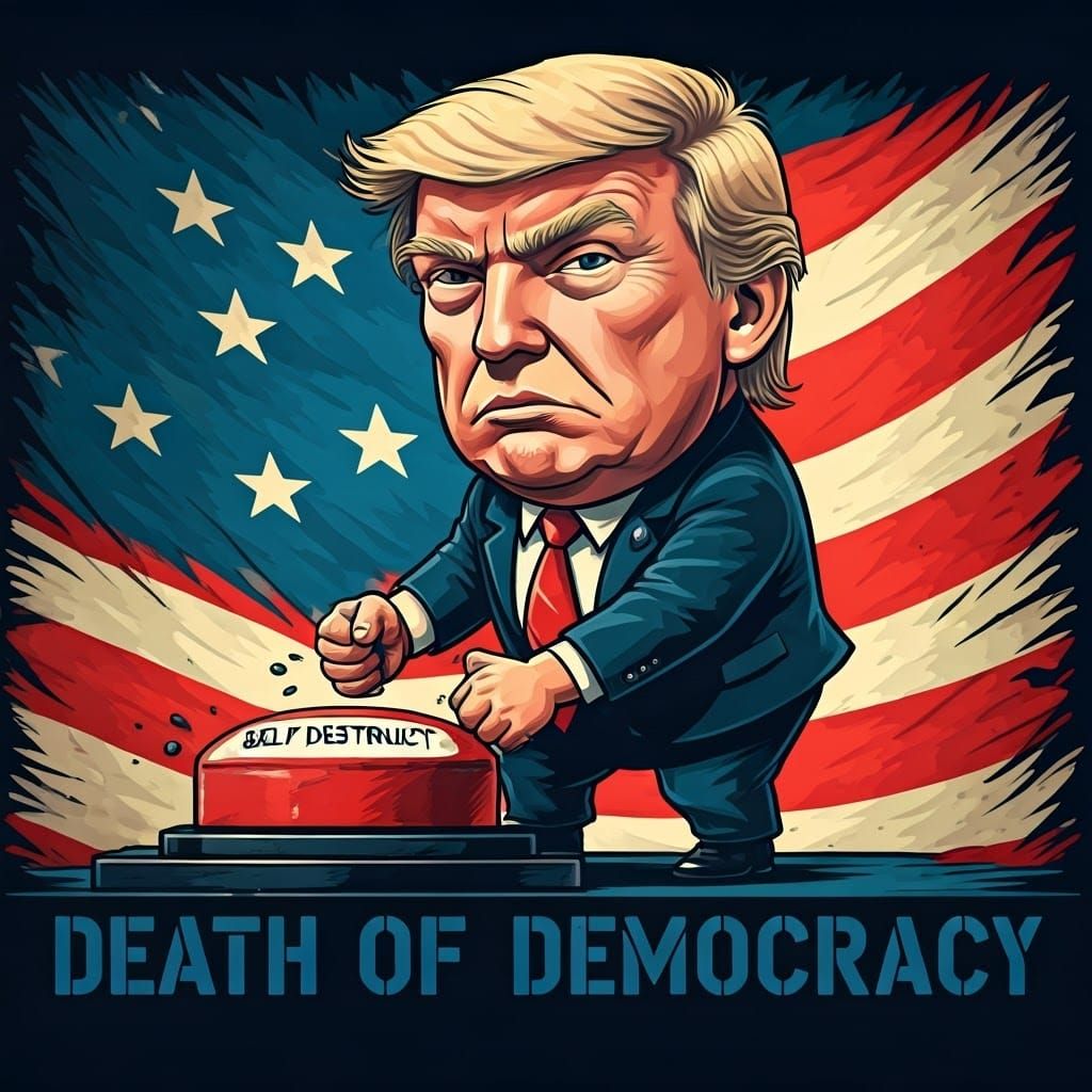 Tiny Tyrant Destroys Democracy in Bold, Satirical Style