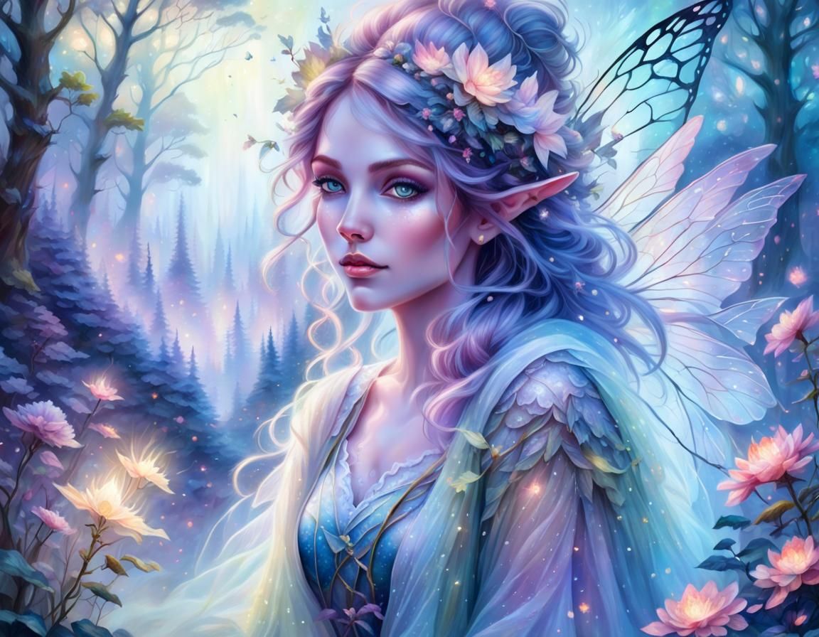 Portrait, An Fairy made of Fog