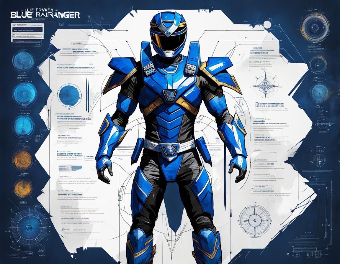 Blue Power Ranger Schematic Diagram