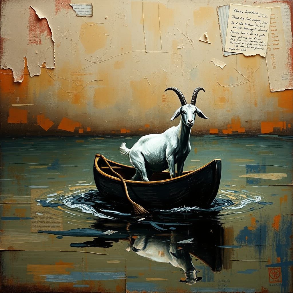 Goat in a Boat