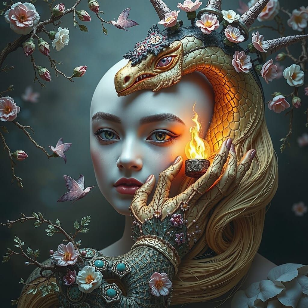 Sensual Whimsy in Triadic Splendor