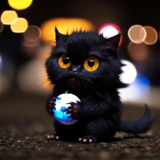 Cutest Monster Photography with Midnight Bokeh