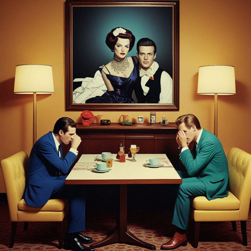 Covert Affair in Abstract Expressionist Style