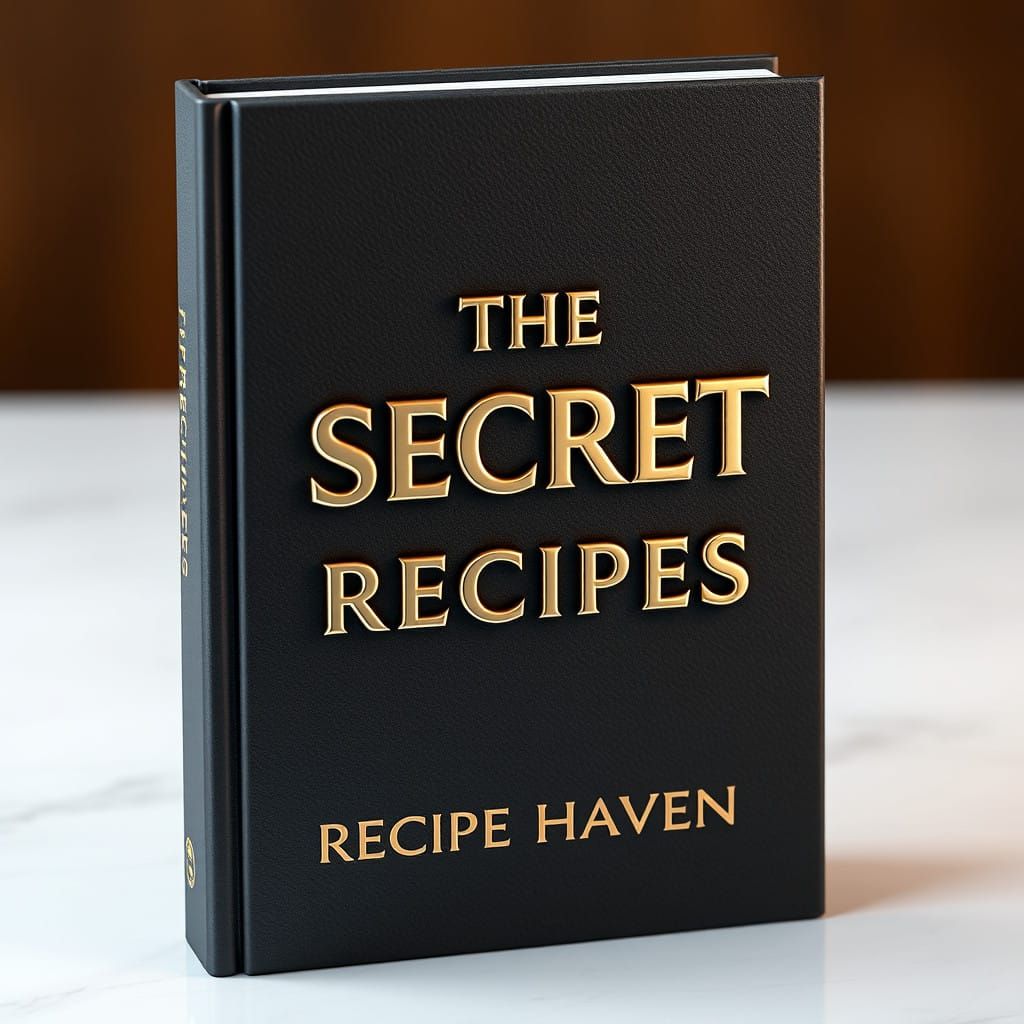 Luxurious Ebook Cover in Modern, Metallic Style