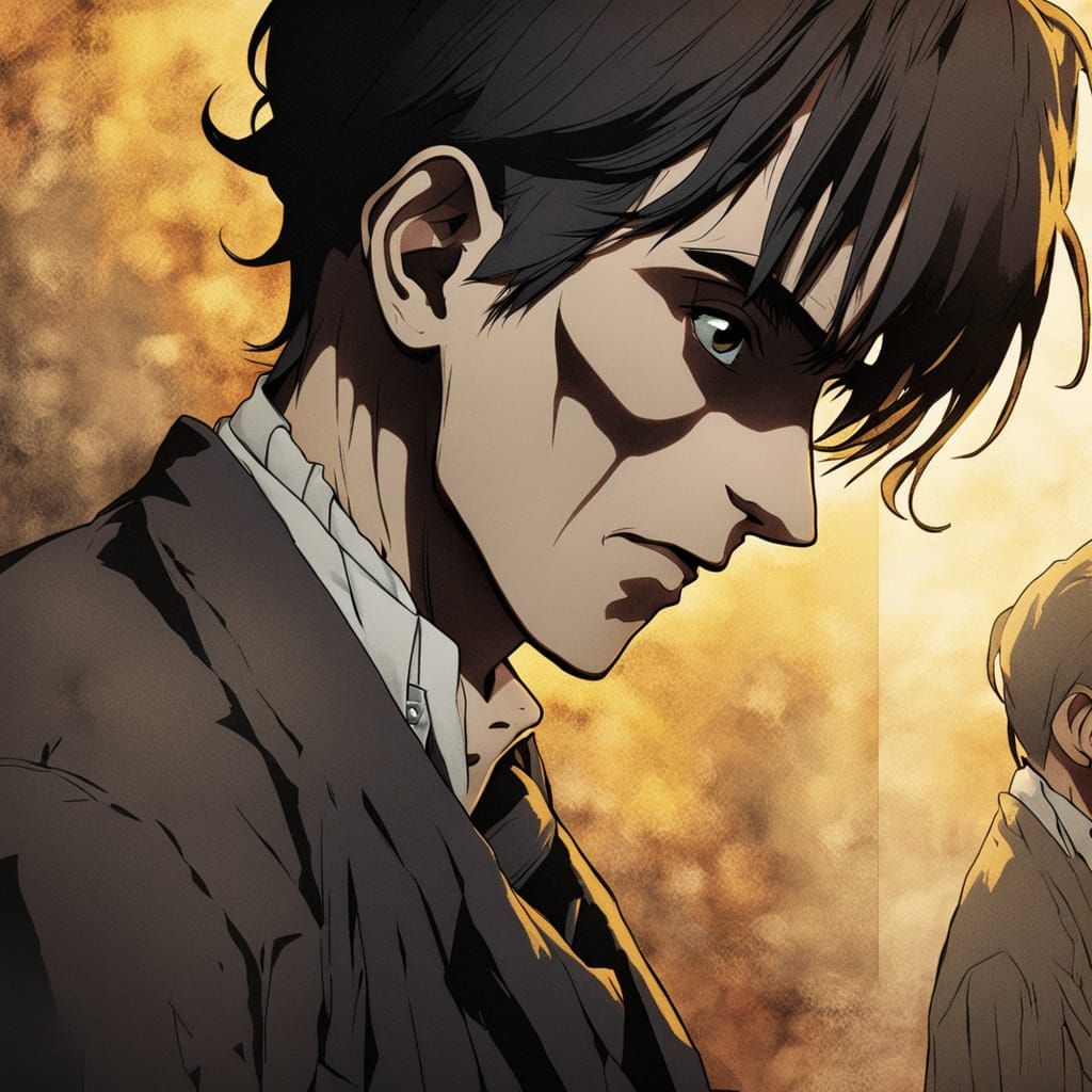 Lurch Addams in Chiaroscuro Anime Art