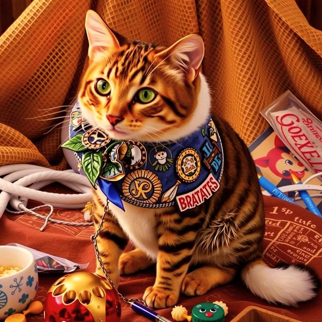 AI Generated Image of a Feline