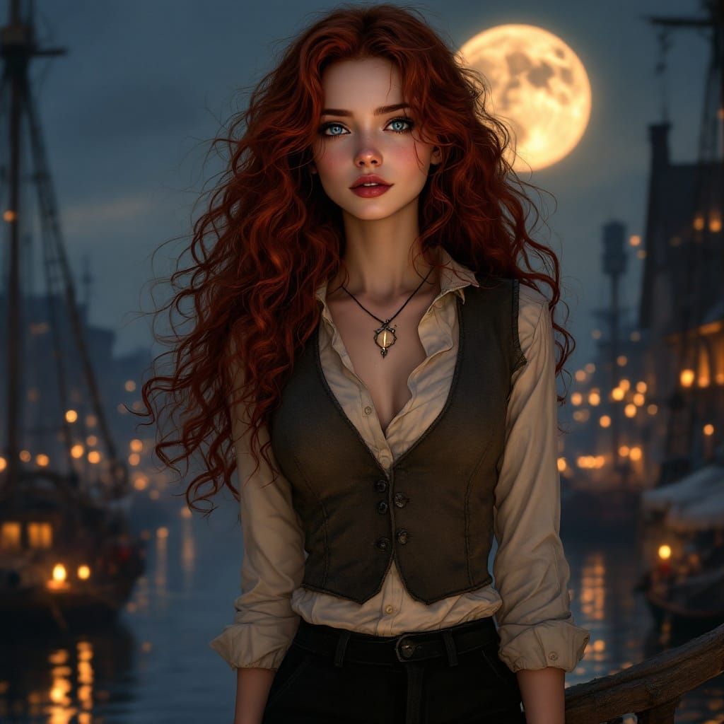 Romanticized Port City Nymph in Alternate History