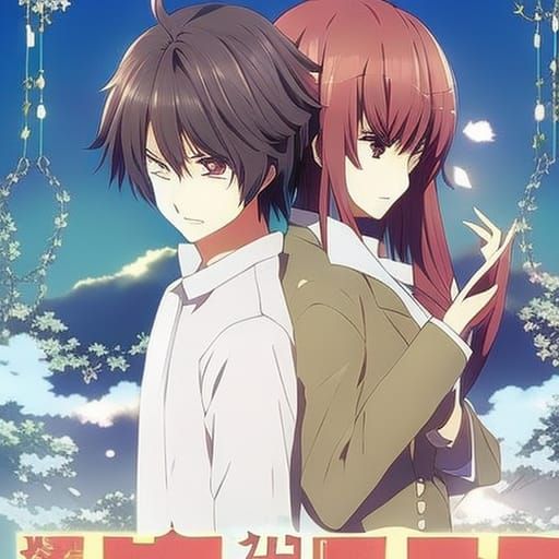 Romantic Encounter Under June Night Sky: Anime Style