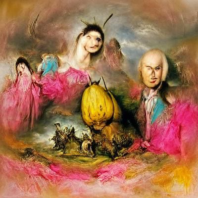 Smashing Pumpkins in Gainsborough Style