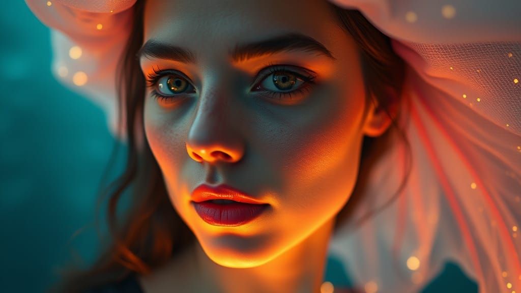 Enchanting Anthropomorphic Creature Portrait in 3D CGI