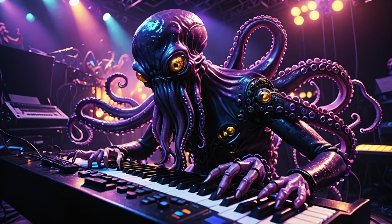 Octopus Keyboardist Rocks Heavy Metal Concert