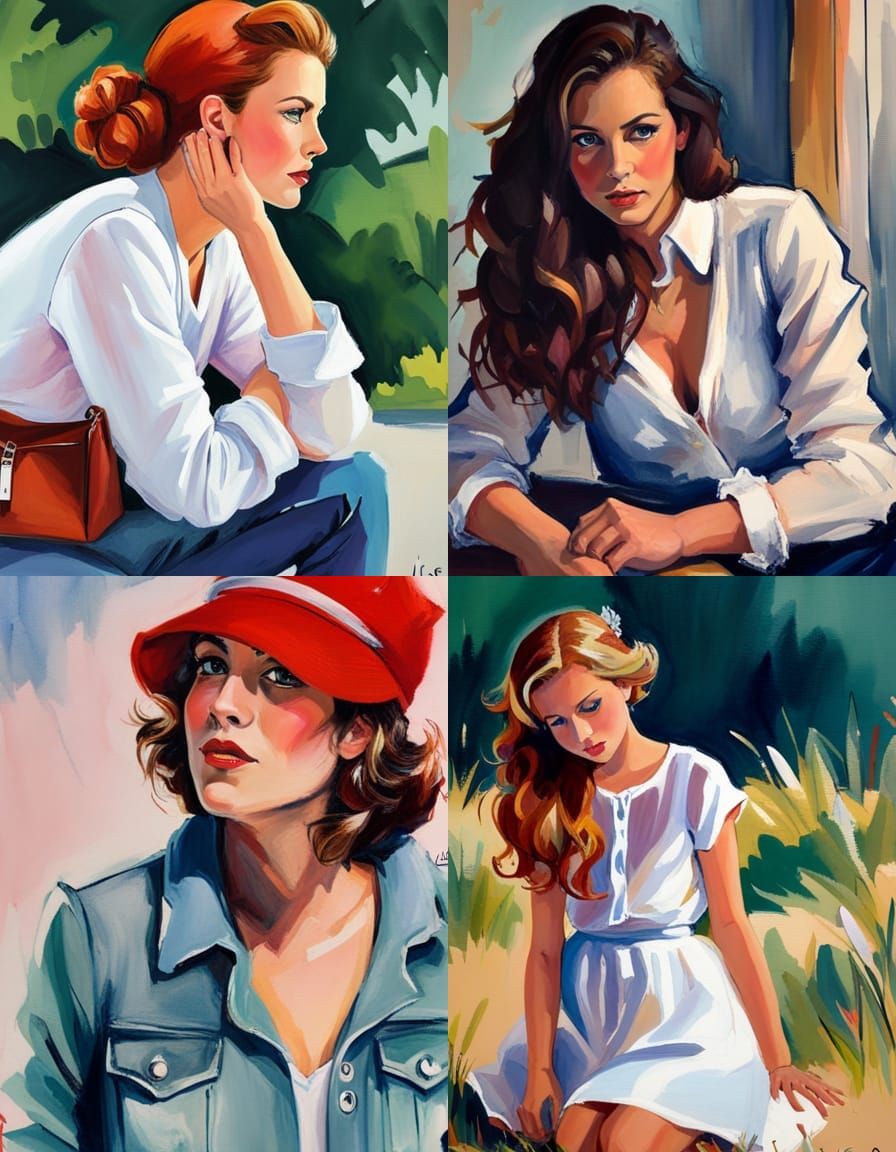 Dreamlike Scene Inspired by Lise Deharme