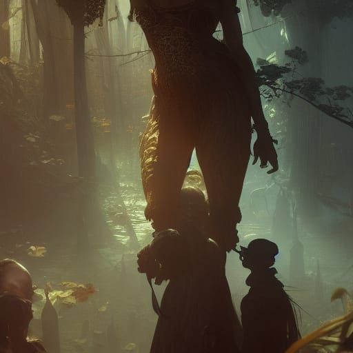 Thanksgiving Dark Fantasy Concept Art in 8K