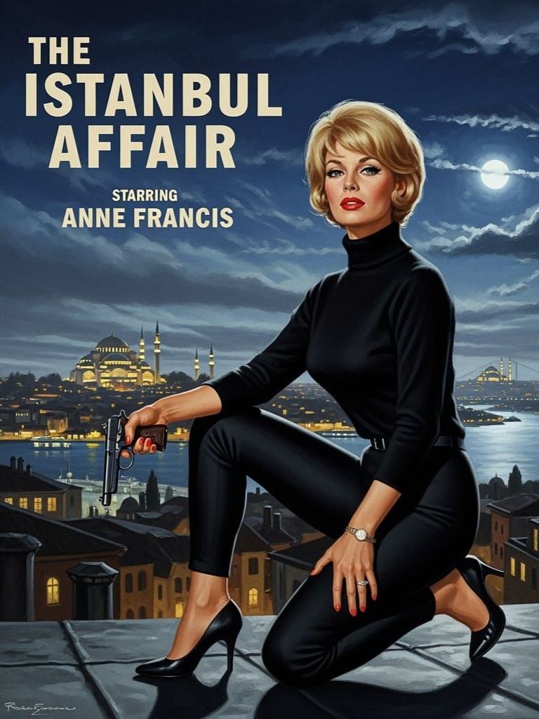 Ann Francis in Istanbul Affair Movie Poster