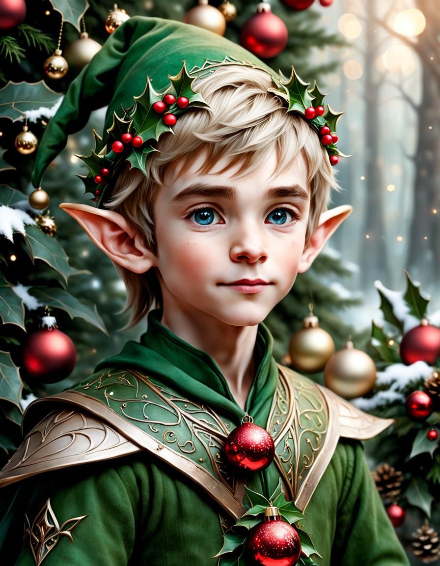 Christmas Elf Portrait