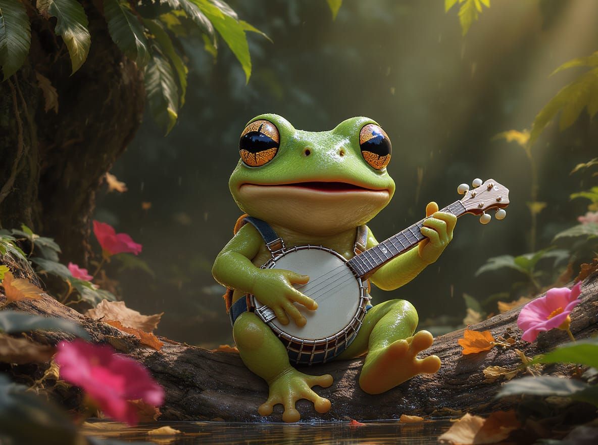 Froggy Melodies: Banjo Serenade #DC1000