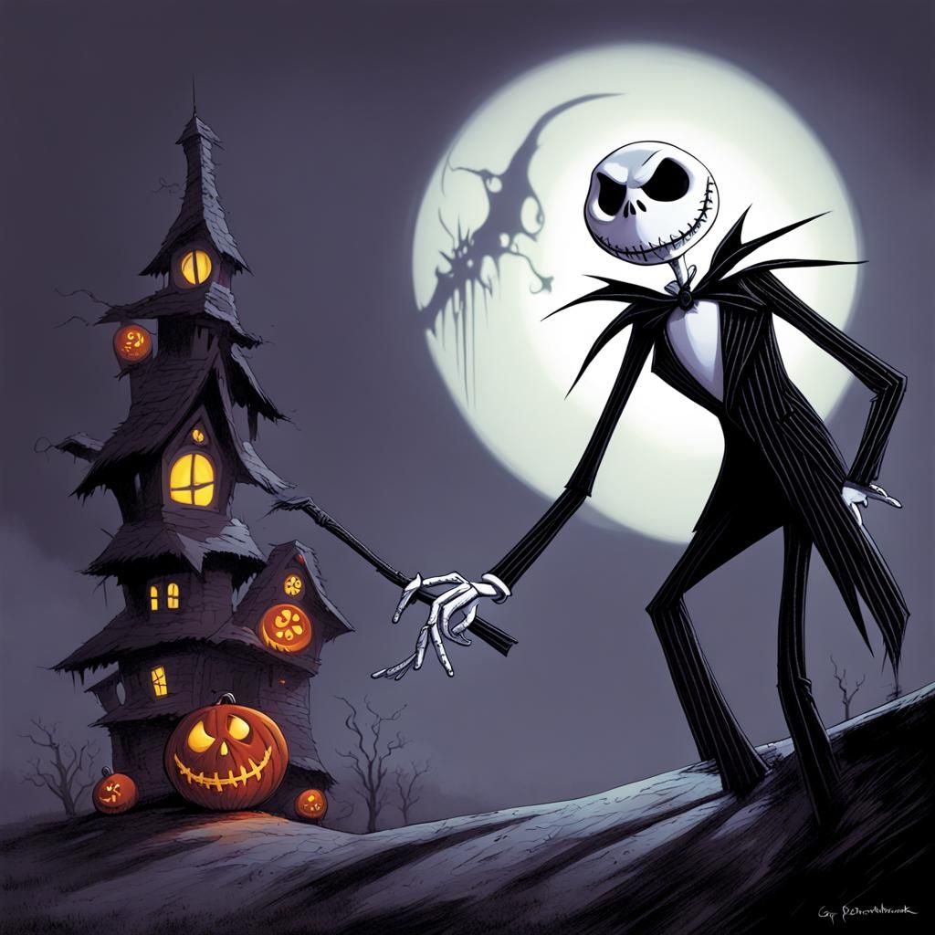 Sinister Nightmare Before Christmas Digital Art
