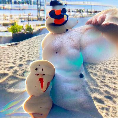 Frostbite: A Vampire Snowman Hybrid Character