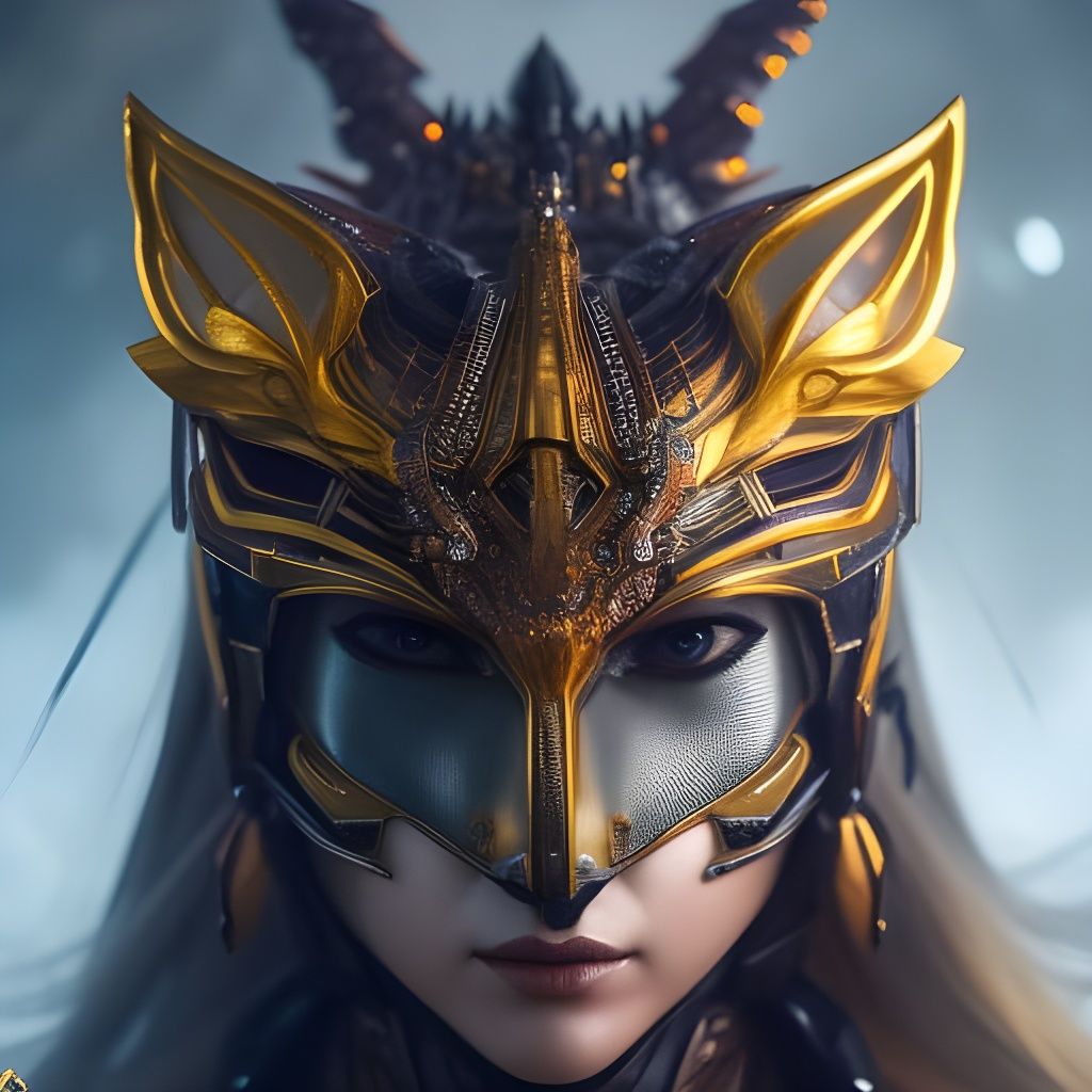 Spectral Filigree Imp Portrait on Lush Street