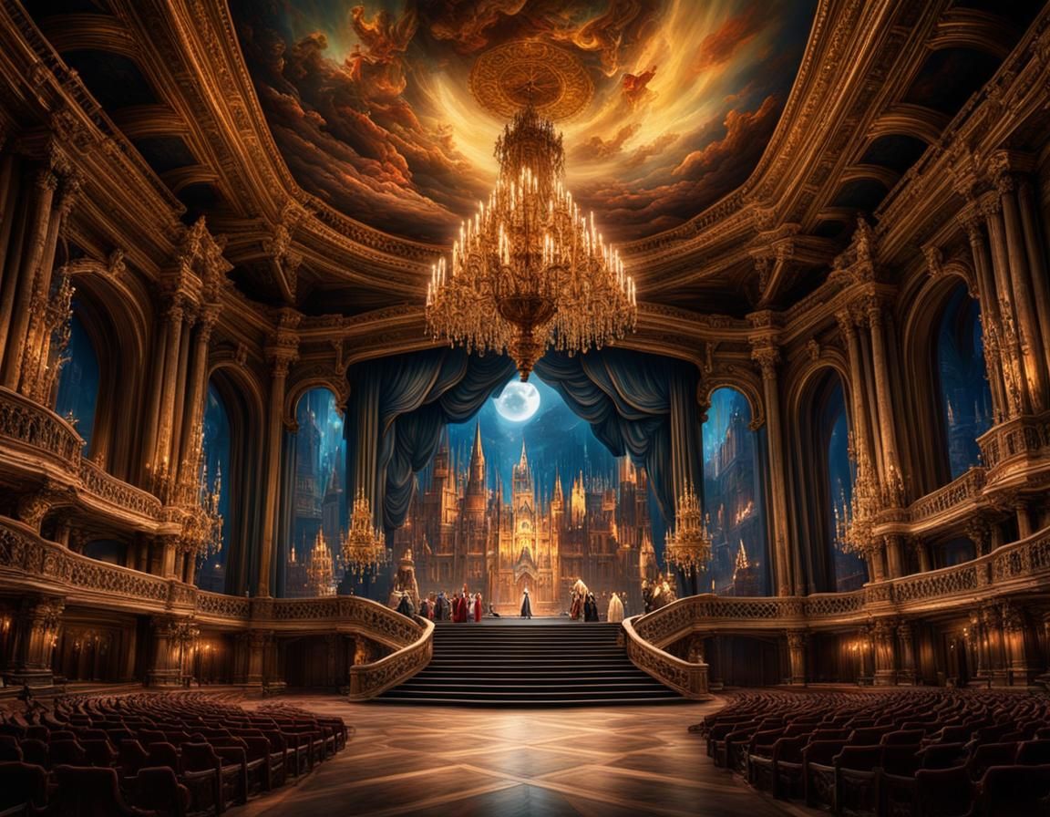 Beauty and the Beast Opera: A Digital Matte Painting
