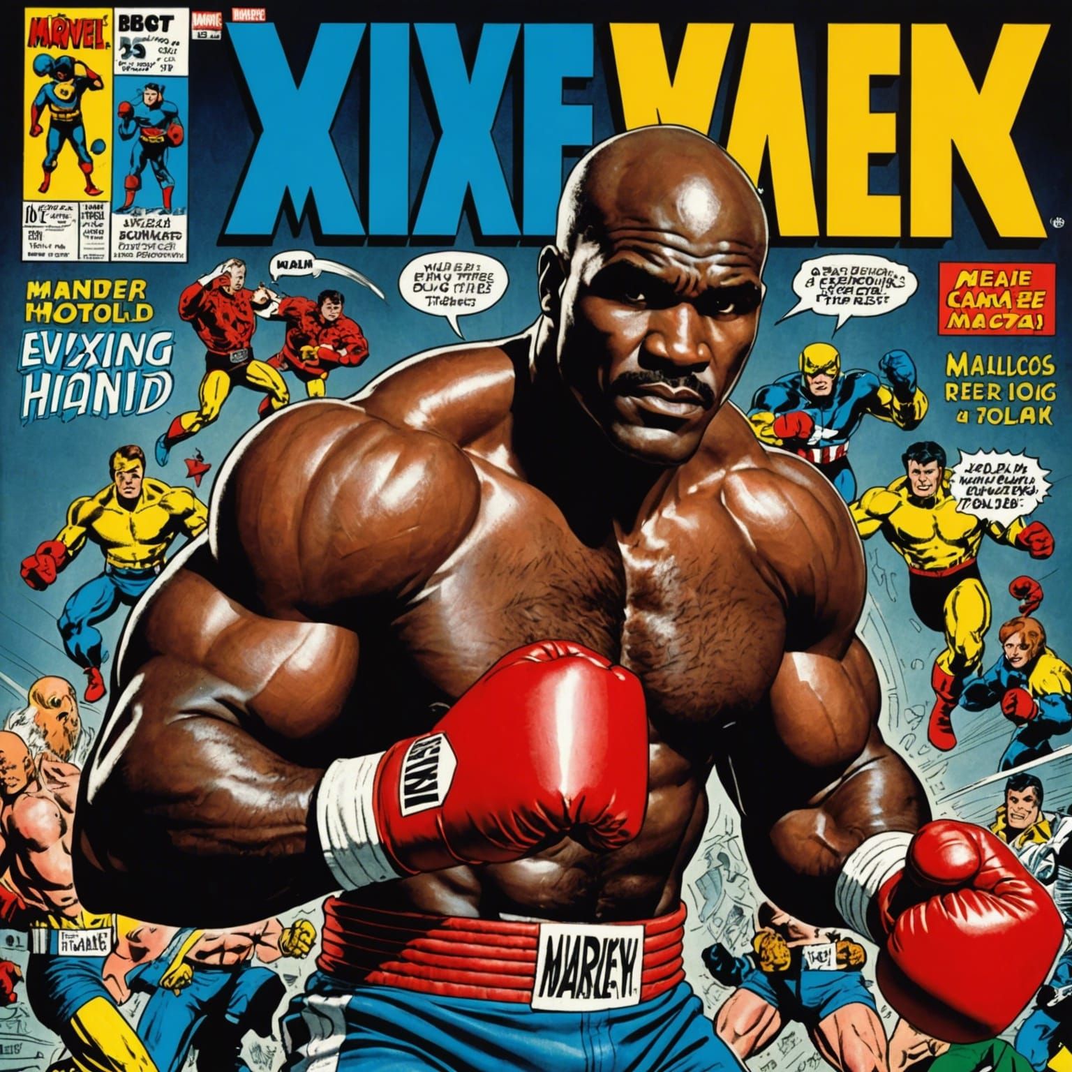 Evander Holyfield original marvel comic book