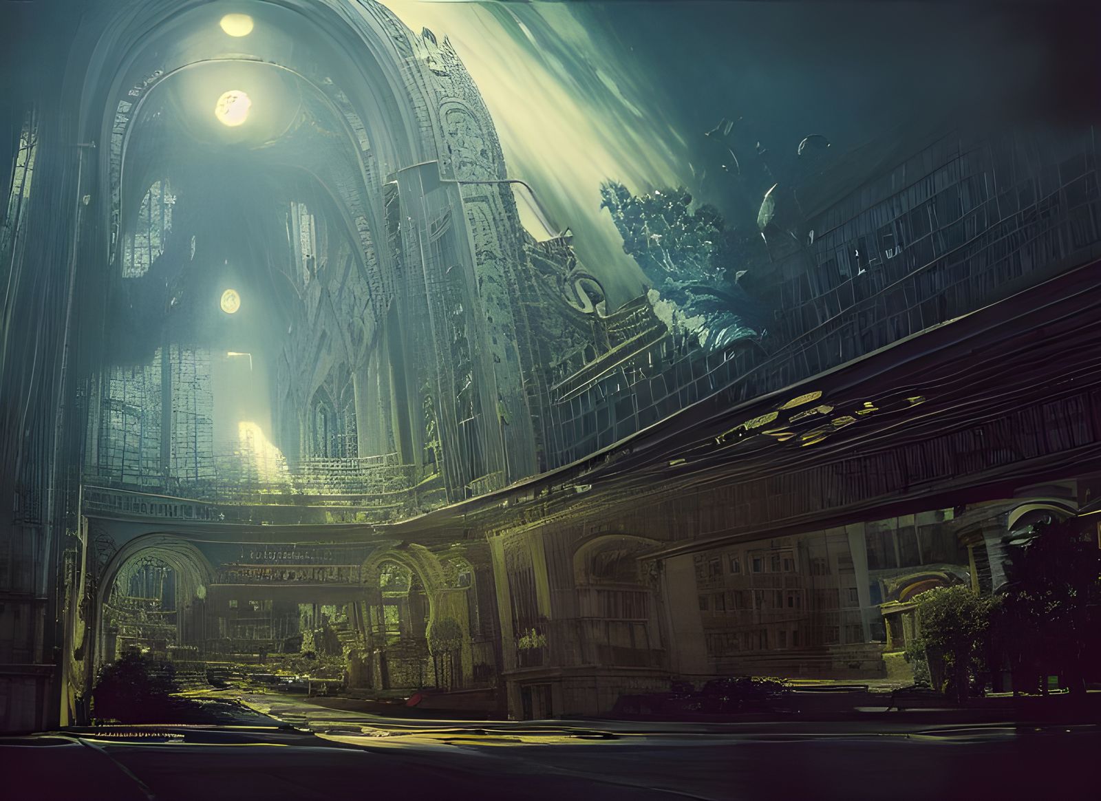 Surreal Los Angeles Image with Long Exposure