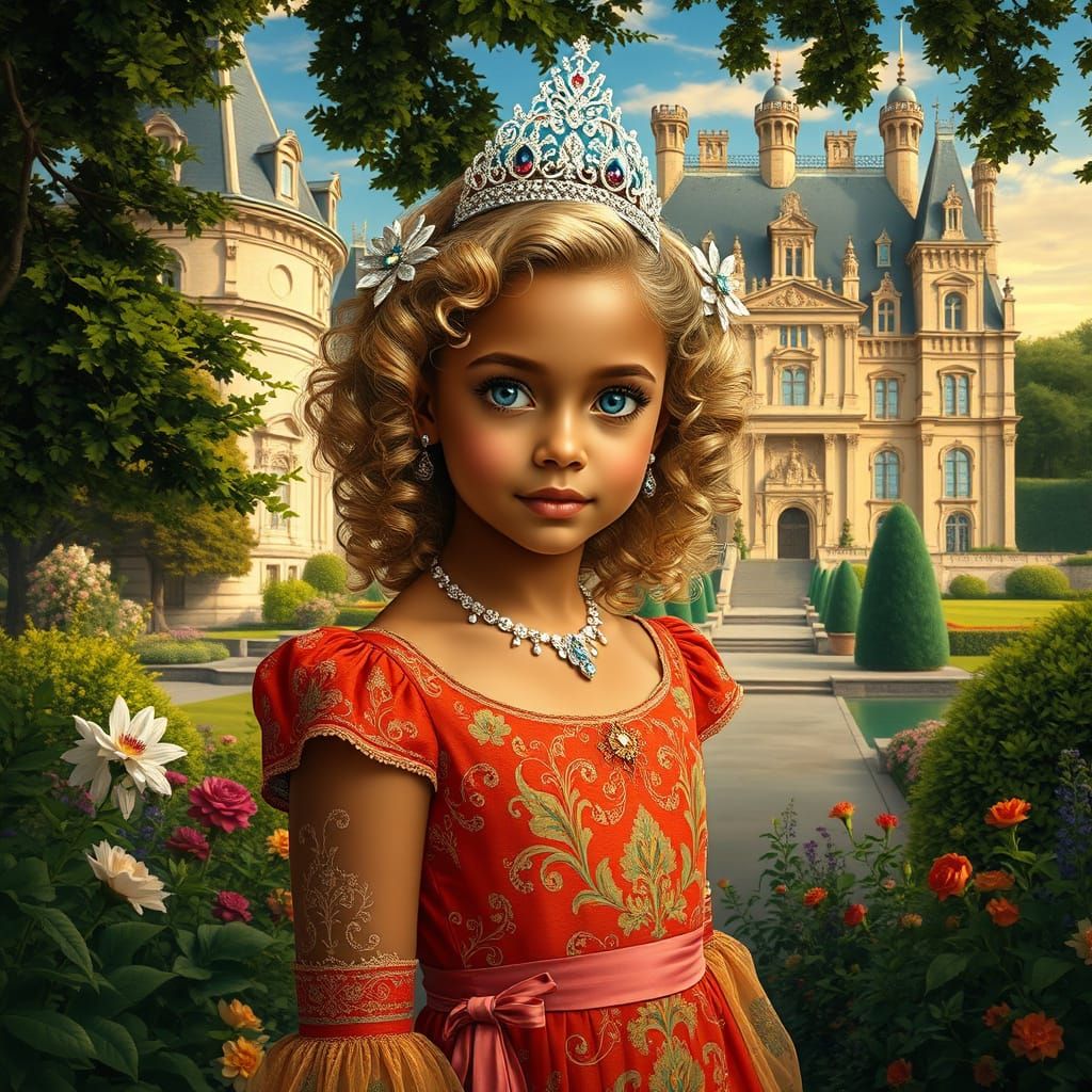 Edwardian Heiress in Art Nouveau Style