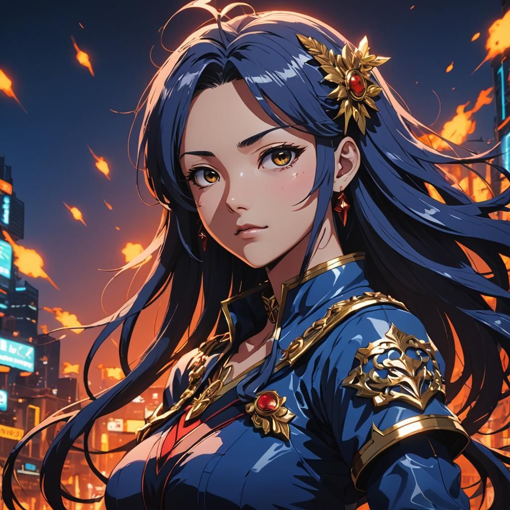 Onimusha Anime Manga Scan in Cel-Shaded Style