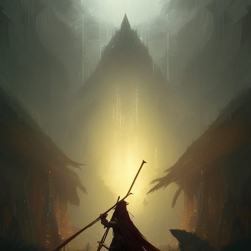 Magic Archer: Dark Fantasy Concept Art