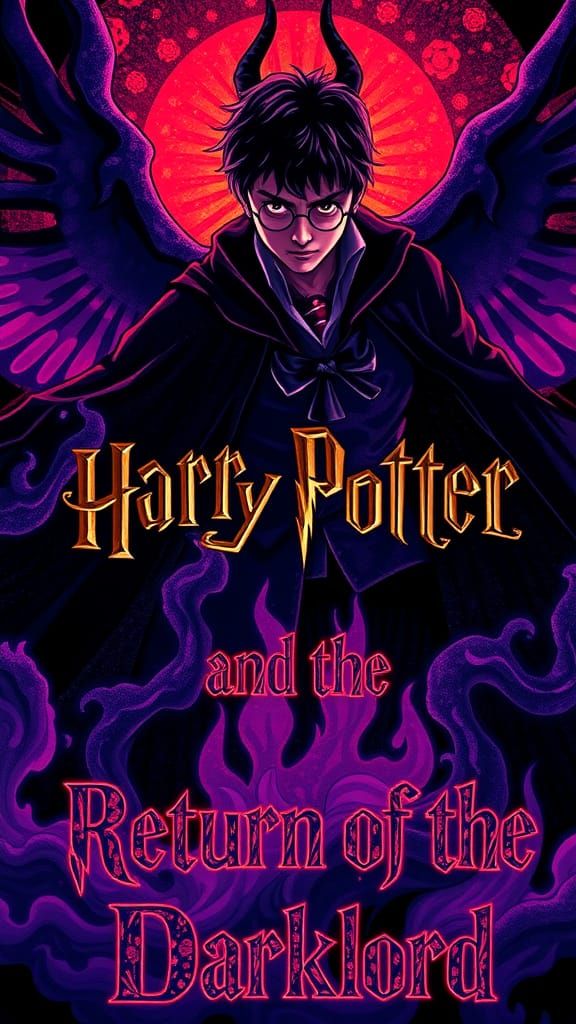 Harry Potter vs Voldemort: Dark Academia Poster