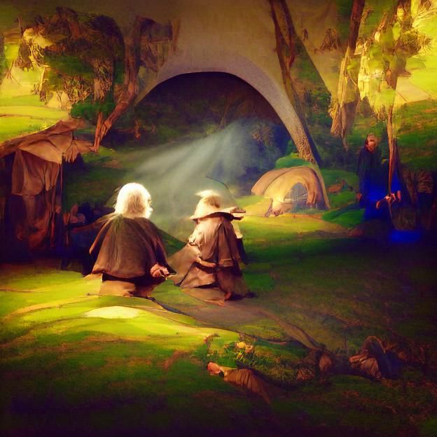 Idyllic Shire Landscape