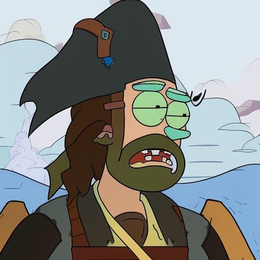 Rick & Morty Pirate
