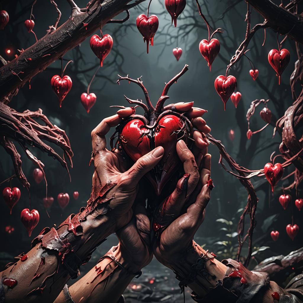 Bleeding Heart in Darkness: 3D Game Cinematic