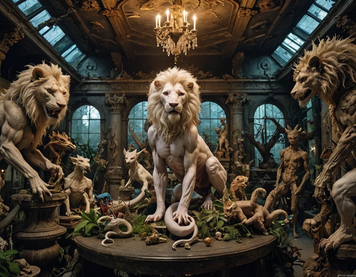 Surreal Museum of Taxidermied Mythical Creatures