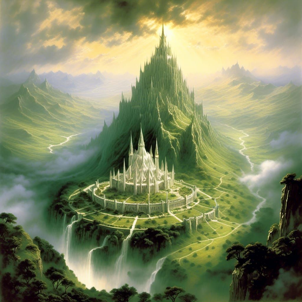 Gondolin: Elven Citadel in Verdant Valley