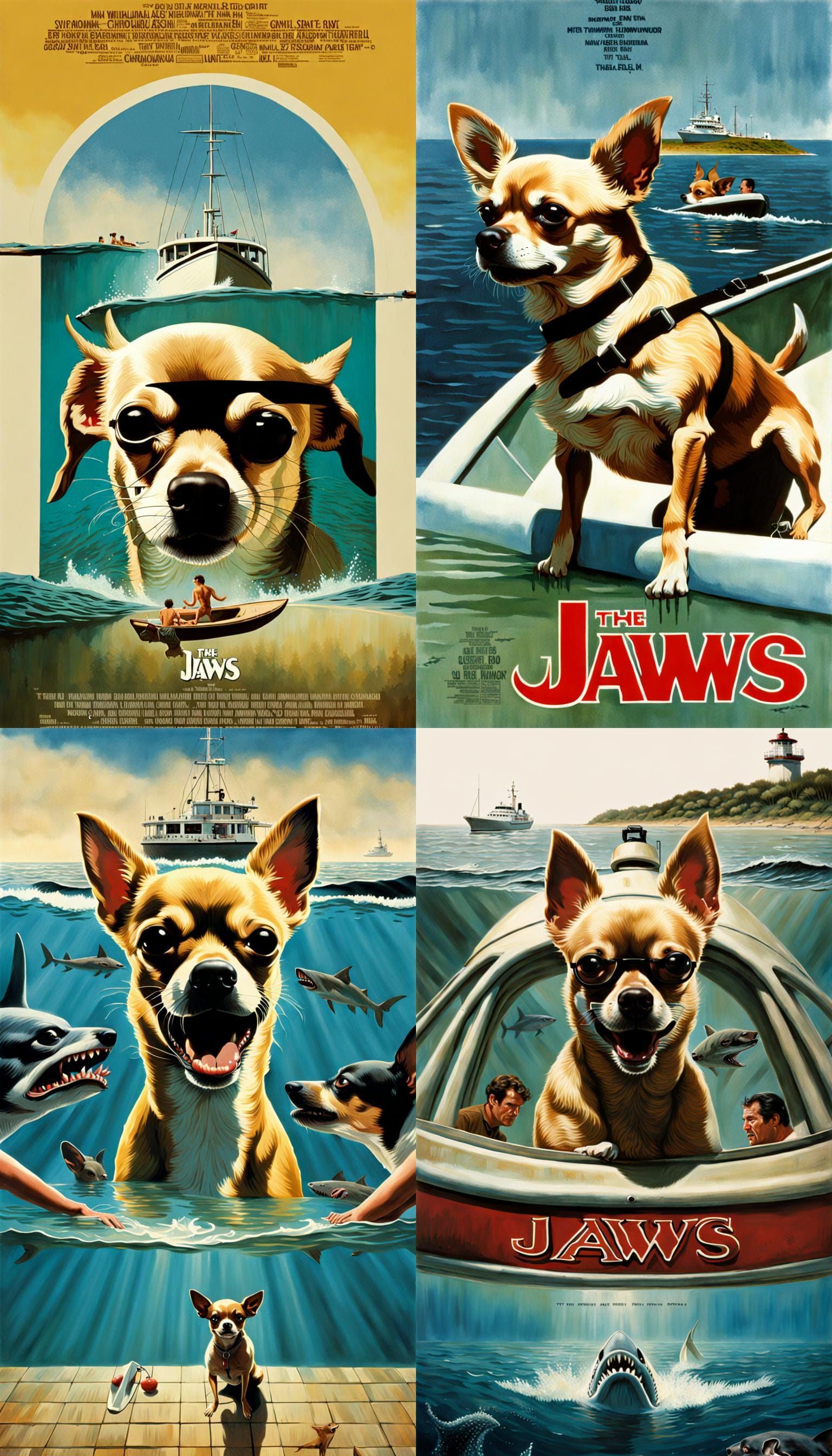 Chihuahua Jaws: A Matte Painting Parody