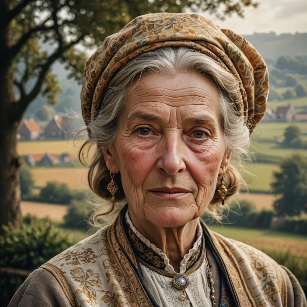 Classic Dutch Portrait of Johanna Akershoek